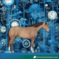 Horse Color:Sable Champagne Tobiano 