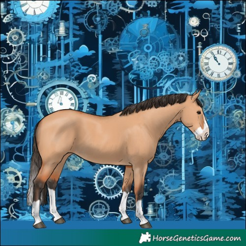 Horse Color:Bay Dun Splash 