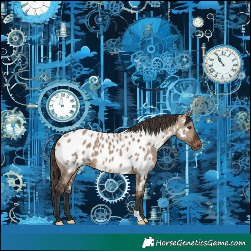 Horse Color:Brown Dun Appaloosa 