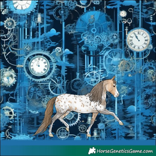Horse Color:Buckskin Sabino Near Leopard