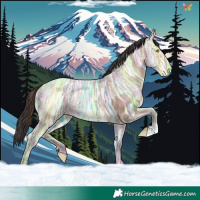 Horse Color:Sable Champagne Ice 
