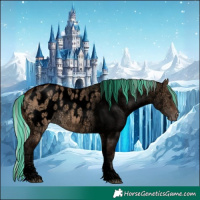 Horse Color:Void Painted Silver Bay Ice Dun Tobiano Appaloosa