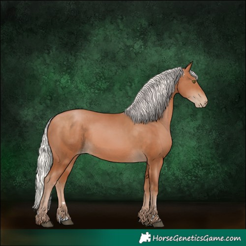 Horse Color:Silver Brown Pearl 