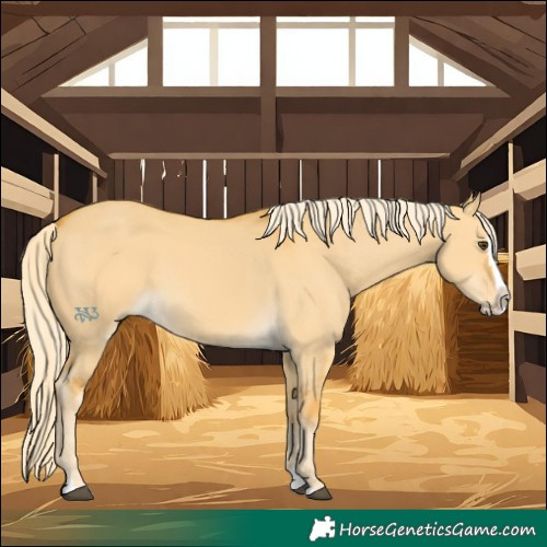 Horse Color:Palomino Dun Splash