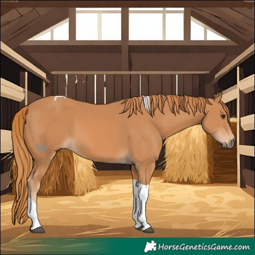 Horse Color:Chestnut Tobiano
