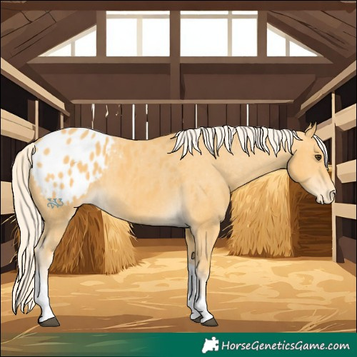 Horse Color:Palomino Tobiano Blanket 