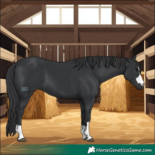 Horse Color:Black 