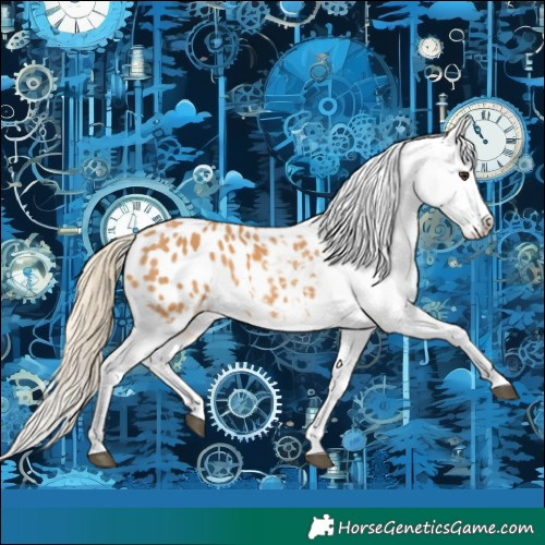 Horse Color:Chestnut Tobiano Appaloosa