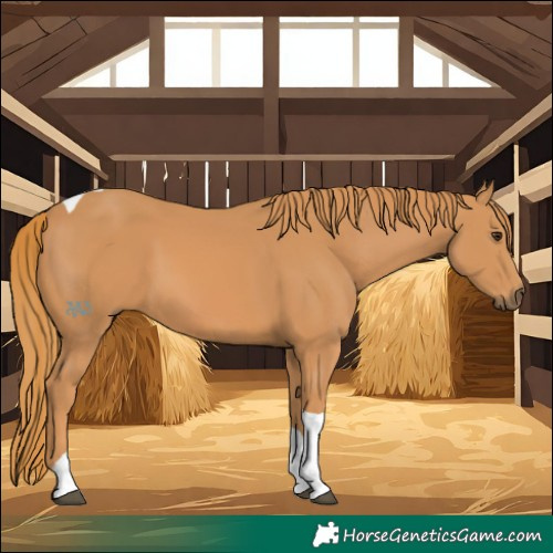 Horse Color:Chestnut Tobiano 