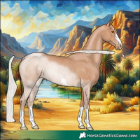 Horse Color:Silver Black Pearl 