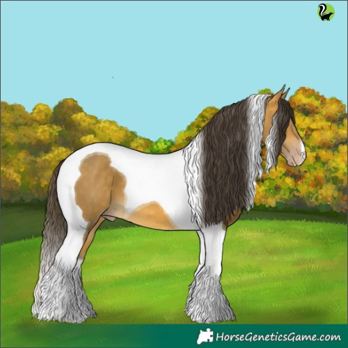Horse Color:Sable Cream Champagne Tobiano 