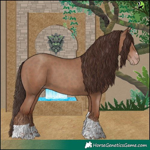 Horse Color:Classic Champagne Tobiano 