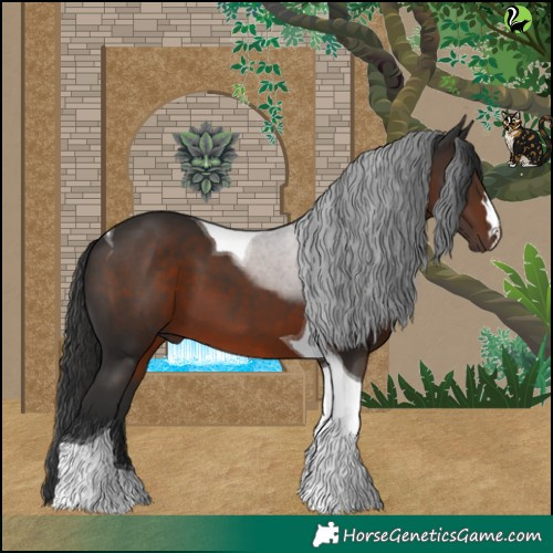 Horse Color:Liver Chestnut Tobiano 