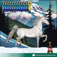 Horse Color:White Spotted Liver Red Dun Mushroom Varnish Rabicano 