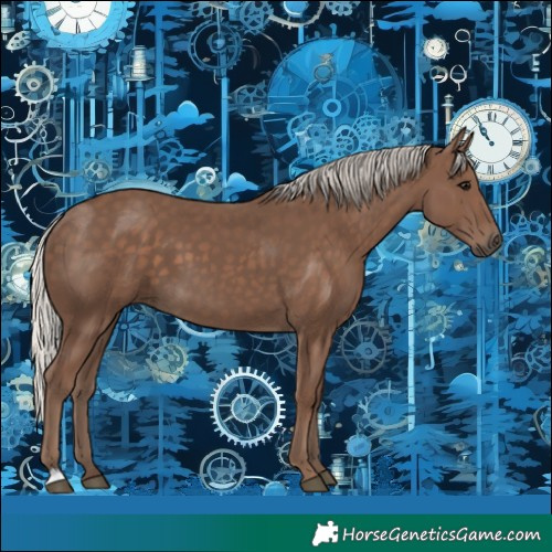 Horse Color:Silver Black