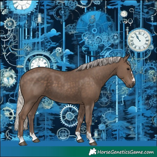 Horse Color:Silver Black