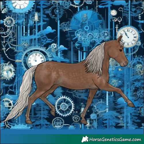 Horse Color:Silver Black