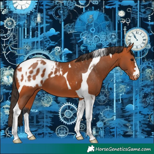 Horse Color:Bay Tobiano Appaloosa