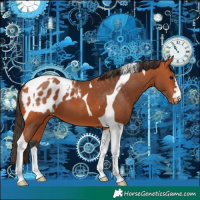 Horse Color:Bay Tobiano Appaloosa 