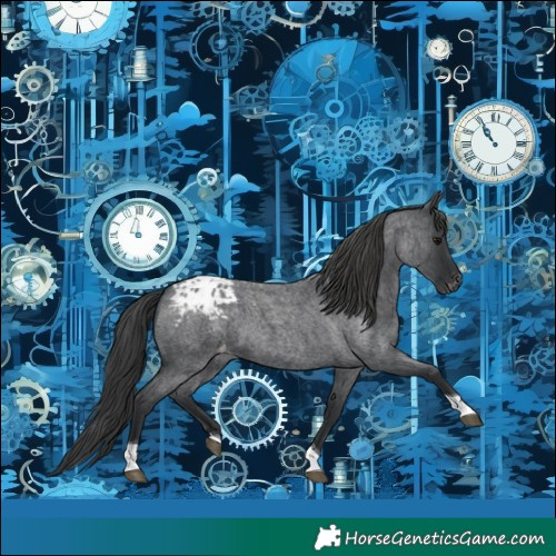 Horse Color:Blue Roan Tobiano Blanket