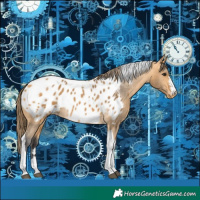 Horse Color:Buckskin Tobiano Blanket
