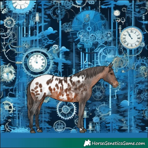 Horse Color:Brown Near Leopard 