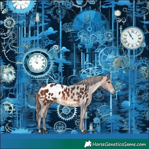 Horse Color:Bay Appaloosa 