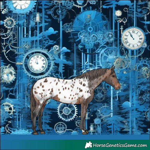 Horse Color:Brown Near Leopard 