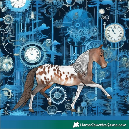 Horse Color:Bay Tobiano Blanket