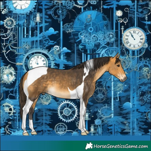 Horse Color:Buckskin Tobiano 