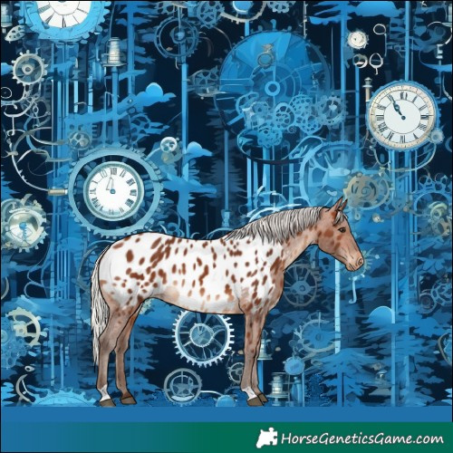 Horse Color:Silver Brown Appaloosa
