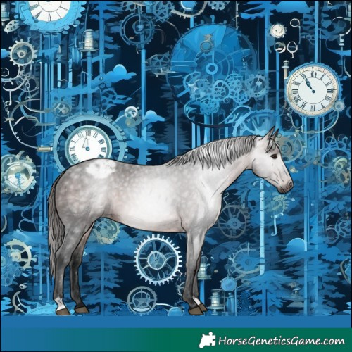Horse Color:Gray Bay Appaloosa 