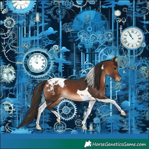 Horse Color:Brown Tobiano Blanket