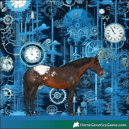 Horse Color:Brown Snowcap 