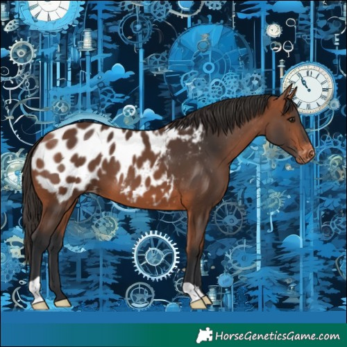 Horse Color:Bay Near Leopard 