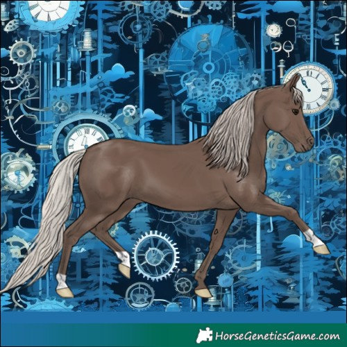 Horse Color:Silver Black