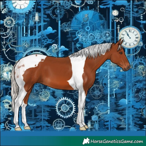 Horse Color:Chestnut Tobiano