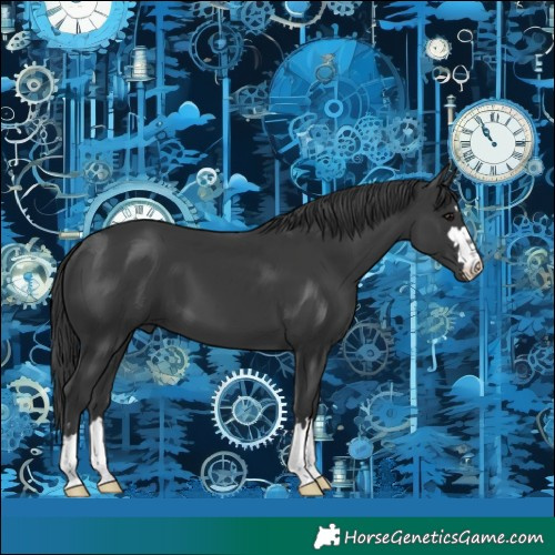 Horse Color:Black 