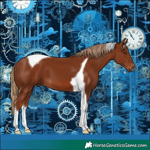 Horse Color:Chestnut Tobiano 