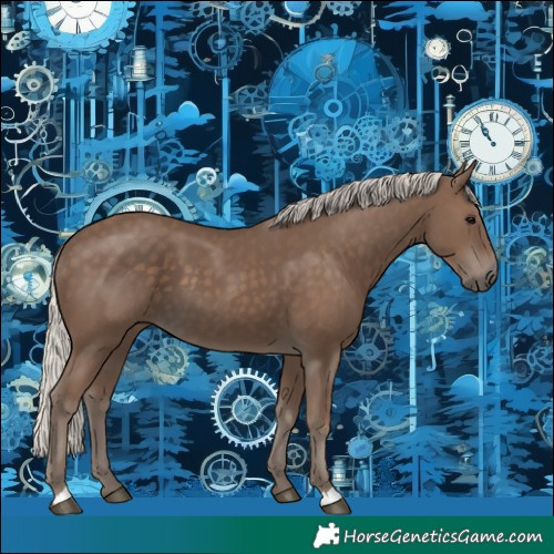 Horse Color:Silver Black