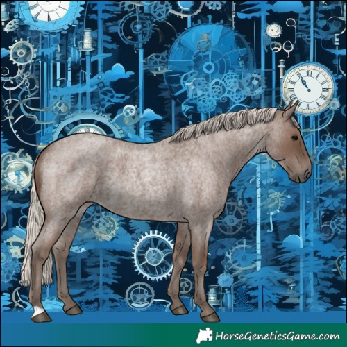 Horse Color:Silver Blue Roan 