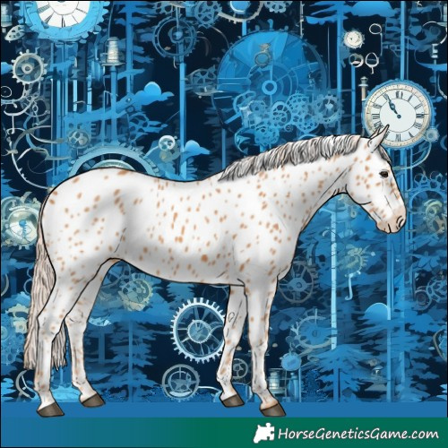 Horse Color:Chestnut Near Leopard