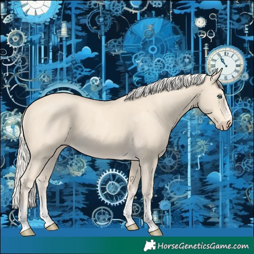 Horse Color:Cremello 
