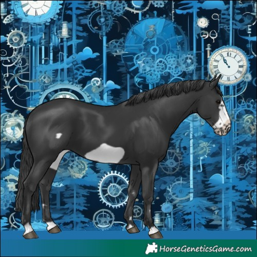 Horse Color:Black Frame 