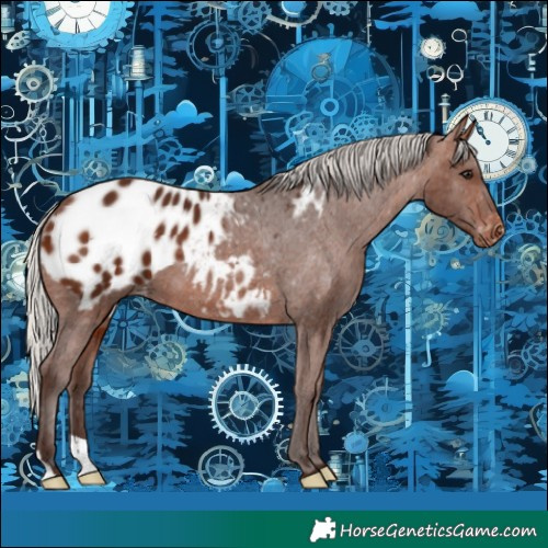 Horse Color:Silver Brown Blanket