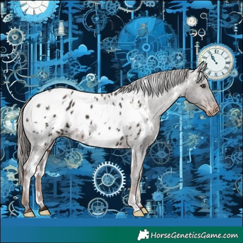 Horse Color:White Spotted Liver Chestnut Appaloosa