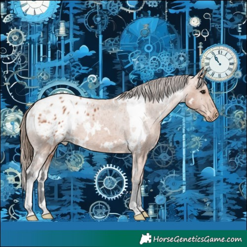 Horse Color:White Spotted Bay Varnish