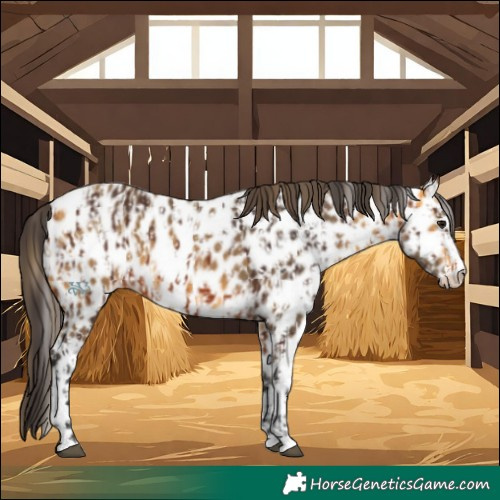 Horse Color:Bay Leopard  and Buckskin Leopard 