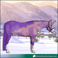Horse Color:Watercolor Black 