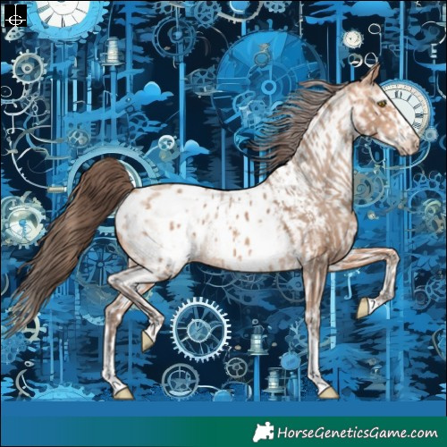 Horse Color:Amber Champagne Sabino Tobiano Appaloosa  and White Spotted Amber Champagne Sabino Appaloosa 